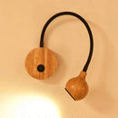 Homezie.de-Homezie Holz-Wandleuchten | LED mit Kippschalter | Für Schlafzimmer und Lesen