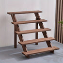 Homezie.de-Homezie Holzdisplay Riser | 1pc Rustikal | Oorbellen & Ringe Ständer