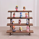 Homezie.de-Homezie Holzdisplay Riser | 1pc Rustikal | Oorbellen & Ringe Ständer