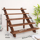 Homezie.de-Homezie Holzdisplay Riser | 1pc Rustikal | Oorbellen & Ringe Ständer