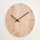 Homezie.de-Homezie Holzwanduhr | Stil & Hochwertiges Massivholz | Skandinavische Dekoration für Büro & Wohnzimmer