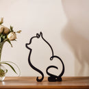 Homezie.de-Homezie Hundeskulpturen | Abstracte Kunst | Künstlerischer Akzent für Ihr Zuhause