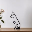Homezie.de-Homezie Hundeskulpturen | Abstracte Kunst | Künstlerischer Akzent für Ihr Zuhause
