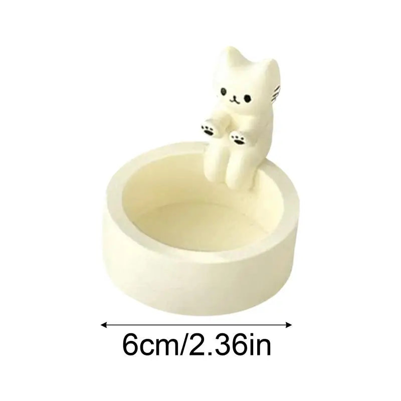 Homezie.de-Homezie Kerzenhalter | Niedliches Katzen-Design | Aromatherapie-Dekoration