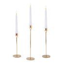 Homezie.de-Homezie Kerzenständer | Modernes Metall im goldenen Design | Hochzeitsdekoration und Heimdekoration
