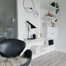 Homezie.de-Homezie Klassische Metall-Tischlampe | Asymmetrisches Design | Ideal für Schlafzimmerbeleuchtung