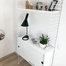 Homezie.de-Homezie Klassische Metall-Tischlampe | Asymmetrisches Design | Ideal für Schlafzimmerbeleuchtung