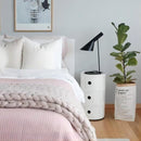 Homezie.de-Homezie Klassische Metall-Tischlampe | Asymmetrisches Design | Ideal für Schlafzimmerbeleuchtung