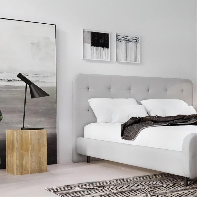 Homezie.de-Homezie Klassische Metall-Tischlampe | Asymmetrisches Design | Ideal für Schlafzimmerbeleuchtung