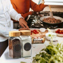 Homezie.de-Homezie Kräuterbehälter | 12/24 Stück | Luftdicht Küchenaccessoire