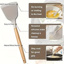 Homezie.de-Homezie Küchengeräte Set | 12 Stück Silikon Mit Holz | Ideal Für Zuhause Und Restaurant