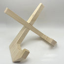 Homezie.de-Homezie Küchenzubehör | Hochwertiges Kiefernholz | Praktischer Ständer für Kochbücher und Tablets