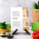 Homezie.de-Homezie Küchenzubehör | Hochwertiges Kiefernholz | Praktischer Ständer für Kochbücher und Tablets