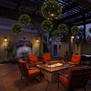 Homezie.de-Homezie Kunstpflanze Topiary Ball | Solarenergie | Dekoration für Garten, Fest und Hochzeit