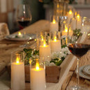 Homezie.de-Homezie LED Kerzen | Flammenlos | 9-teiliges Set für eine stilvolle Beleuchtung