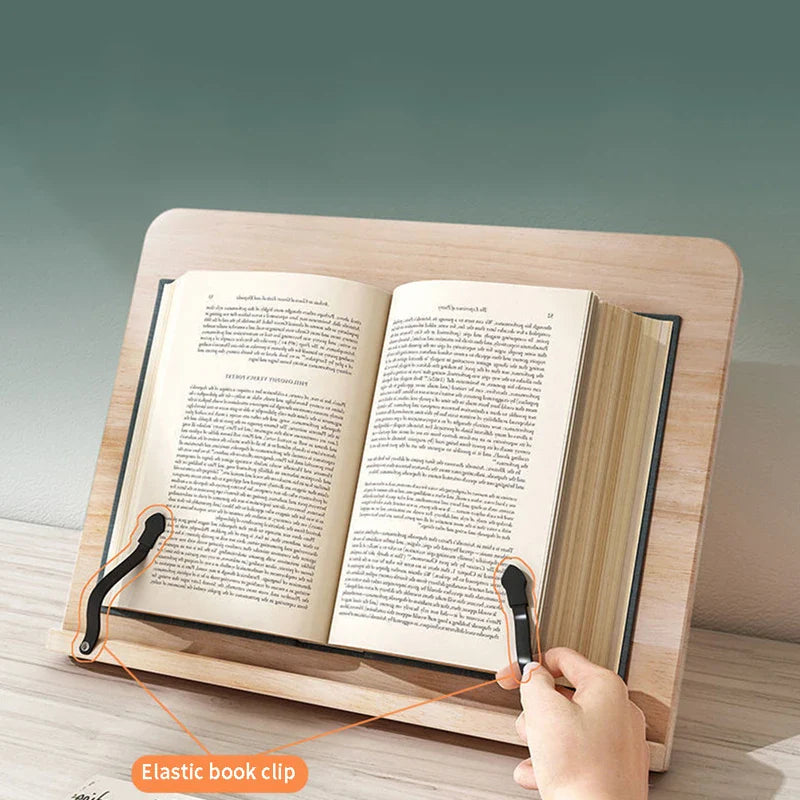 Homezie.de-Homezie Leseständer | Verstellbar und zusammenklappbar | Ideal für Bücher und Tablets