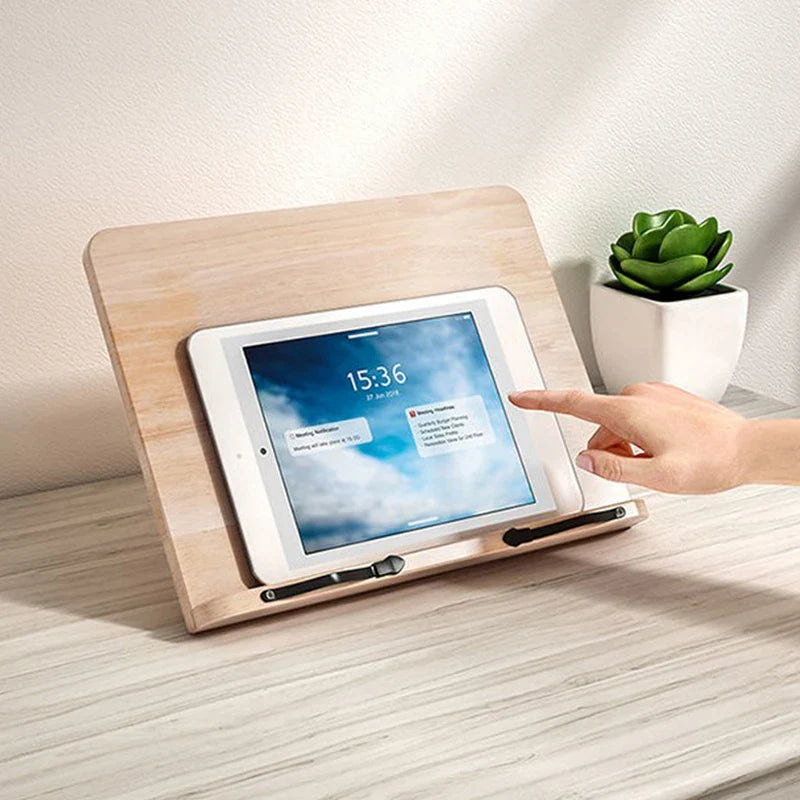Homezie.de-Homezie Leseständer | Verstellbar und zusammenklappbar | Ideal für Bücher und Tablets
