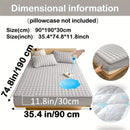 Homezie.de-Homezie Matrasbeschermer | Gewatteerd Wasserfest | Für Schlafzimmer und Gästezimmer