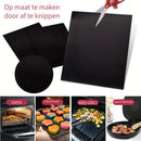 Homezie.de-Homezie Ofenmatten | 3-delige Herbruikbare Matten | Vielseitig für Grillen, Kochen und Reisen