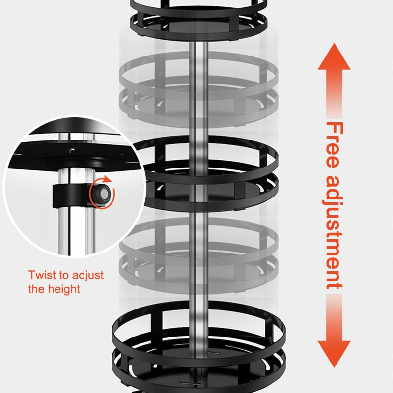 Homezie.de-Homezie Organizer | 360° Drehbar | Multifunktionale Aufbewahrungslösung