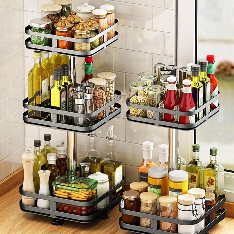 Homezie.de-Homezie Organizer | 360° Drehbar | Multifunktionale Aufbewahrungslösung