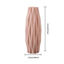 Homezie.de-Homezie Plastik-Trockenblumenvase | Geometrischer Stil | Exquisite Handwerkskunst für Büro, Café und Hochzeitsdekoration