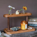 Homezie.de-Homezie Regal Organizer | 1 Stück Holz | Freistehendes Dekoregal