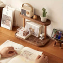 Homezie.de-Homezie Regal Organizer | 1 Stück Holz | Freistehendes Dekoregal