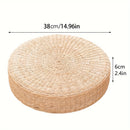 Homezie.de-Homezie Runde Pouf | Handgemacht | Tatami Kissen für Wohnraumdeko