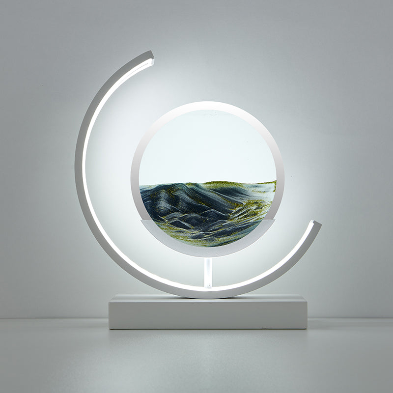 Homezie.de-Homezie Sandkunstlampe | Bewegliche Kunst | Entspannende Raumbeleuchtung
