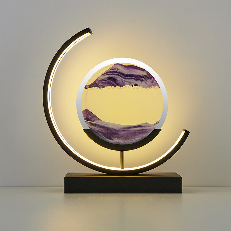 Homezie.de-Homezie Sandkunstlampe | Bewegliche Kunst | Entspannende Raumbeleuchtung