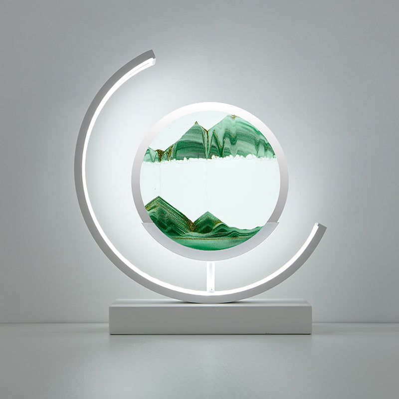 Homezie.de-Homezie Sandkunstlampe | Bewegliche Kunst | Entspannende Raumbeleuchtung