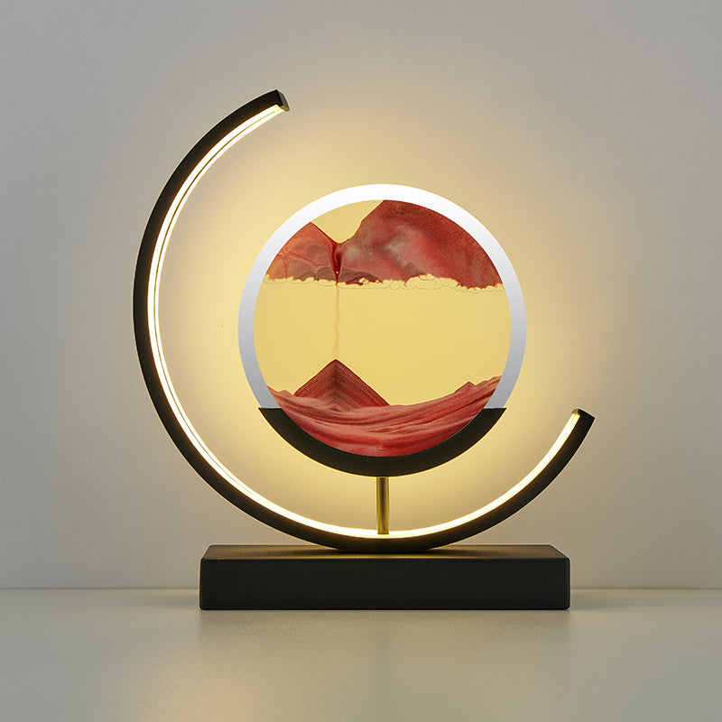 Homezie.de-Homezie Sandkunstlampe | Bewegliche Kunst | Entspannende Raumbeleuchtung