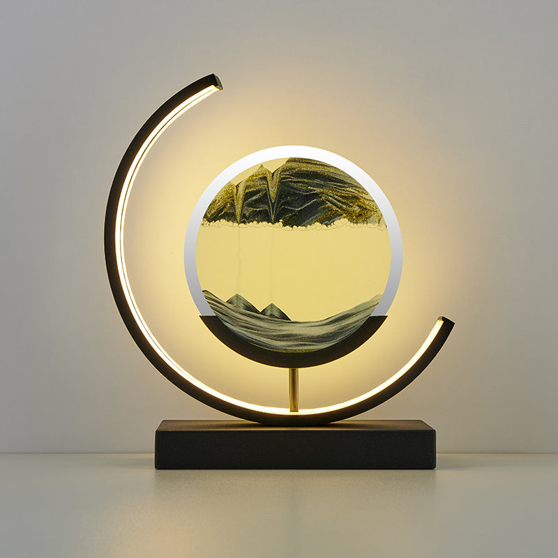 Homezie.de-Homezie Sandkunstlampe | Bewegliche Kunst | Entspannende Raumbeleuchtung