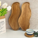 Homezie.de-Homezie Schmuckschale | Elegante Akazienholz Oberfläche | Für Schlüssel und Bürozubehör