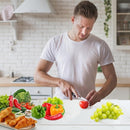 Homezie.de-Homezie Schneidebrett | Antislip, Vlekbeständig | Perfekt für Obst & Gemüse