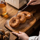 Homezie.de-Homezie Schneidebrett | Premium Akazienholz mit Griff | Hackblock für Fleisch und Gemüse