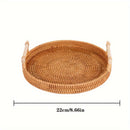 Homezie.de-Homezie Servicetray | Rattan Geflochten | Hitzebeständige Platzmatte für Küche und Esszimmer