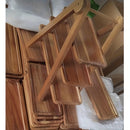 Homezie.de-Homezie Servierständer | 3-Lagen Hartholz | Buffetpräsentation für Zuhause, Hotel, Restaurant