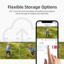 Homezie.de-Homezie Sicherheitskamera | 4 Stück 1080P HD | Drahtlose WLAN-Überwachung für den Außenbereich