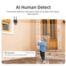 Homezie.de-Homezie Sicherheitskamera | 4 Stück 1080P HD | Drahtlose WLAN-Überwachung für den Außenbereich