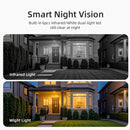 Homezie.de-Homezie Sicherheitskamera | 4 Stück 1080P HD | Drahtlose WLAN-Überwachung für den Außenbereich