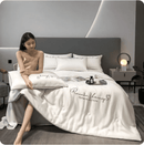 Homezie.de-Homezie Sommerdecke | 100% gewaschene Seide | Kühler Schlaf für heiße Nächte