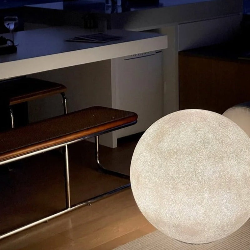 Homezie.de-Homezie Stehlampe | Mondlicht Design | Elegante Raumbeleuchtung