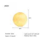 Homezie.de-Homezie Stehlampe | Mondlicht Design | Elegante Raumbeleuchtung