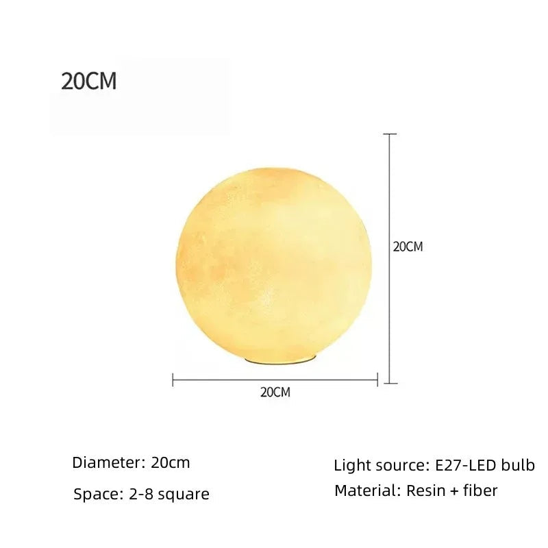 Homezie.de-Homezie Stehlampe | Mondlicht Design | Elegante Raumbeleuchtung