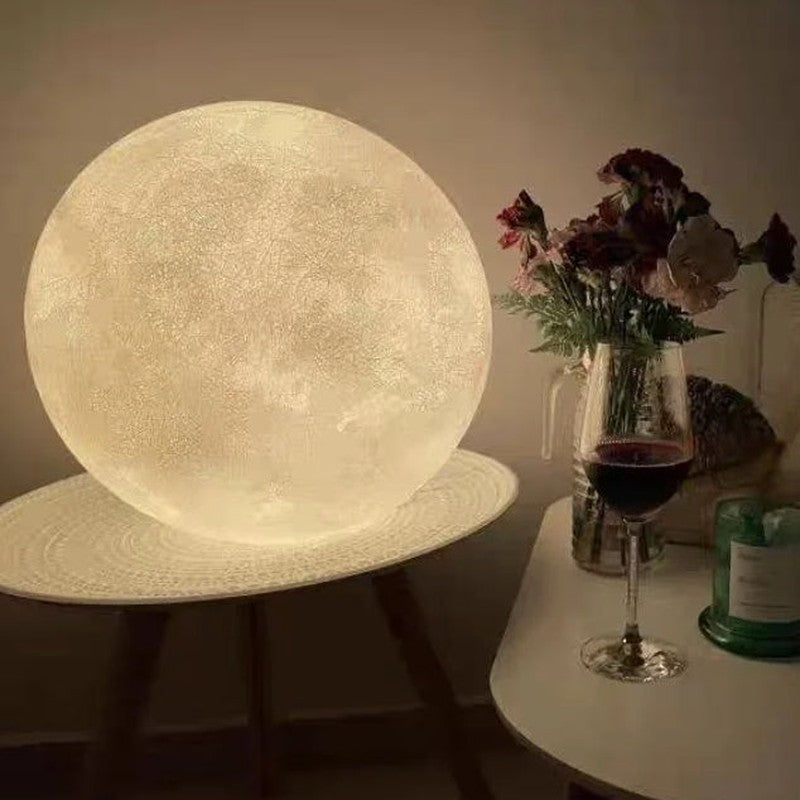 Homezie.de-Homezie Stehlampe | Mondlicht Design | Elegante Raumbeleuchtung