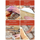 Homezie.de-Homezie Tapete | Vintage Backstein & Steinmuster | Wasserfest, Peel & Stick für Wohnzimmer, Küche, Schlafzimmer