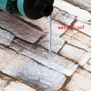 Homezie.de-Homezie Tapete | Vintage Backstein & Steinmuster | Wasserfest, Peel & Stick für Wohnzimmer, Küche, Schlafzimmer