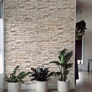 Homezie.de-Homezie Tapete | Vintage Backstein & Steinmuster | Wasserfest, Peel & Stick für Wohnzimmer, Küche, Schlafzimmer